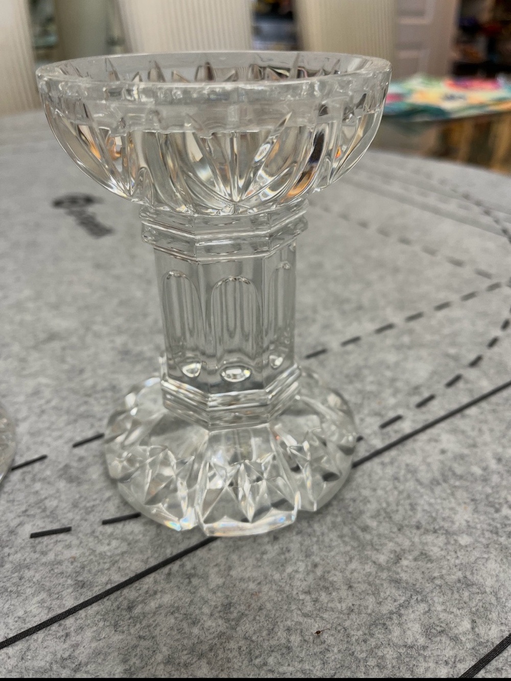 Waterford Crystal “Bethany” Pillar Candleholder